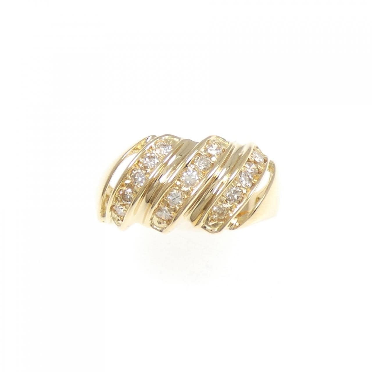 K18YG ダイヤモンド リング 0.30CT