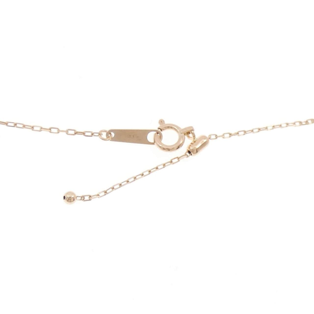 K10スリーカラー ダイヤモンド ネックレス 0.10CT