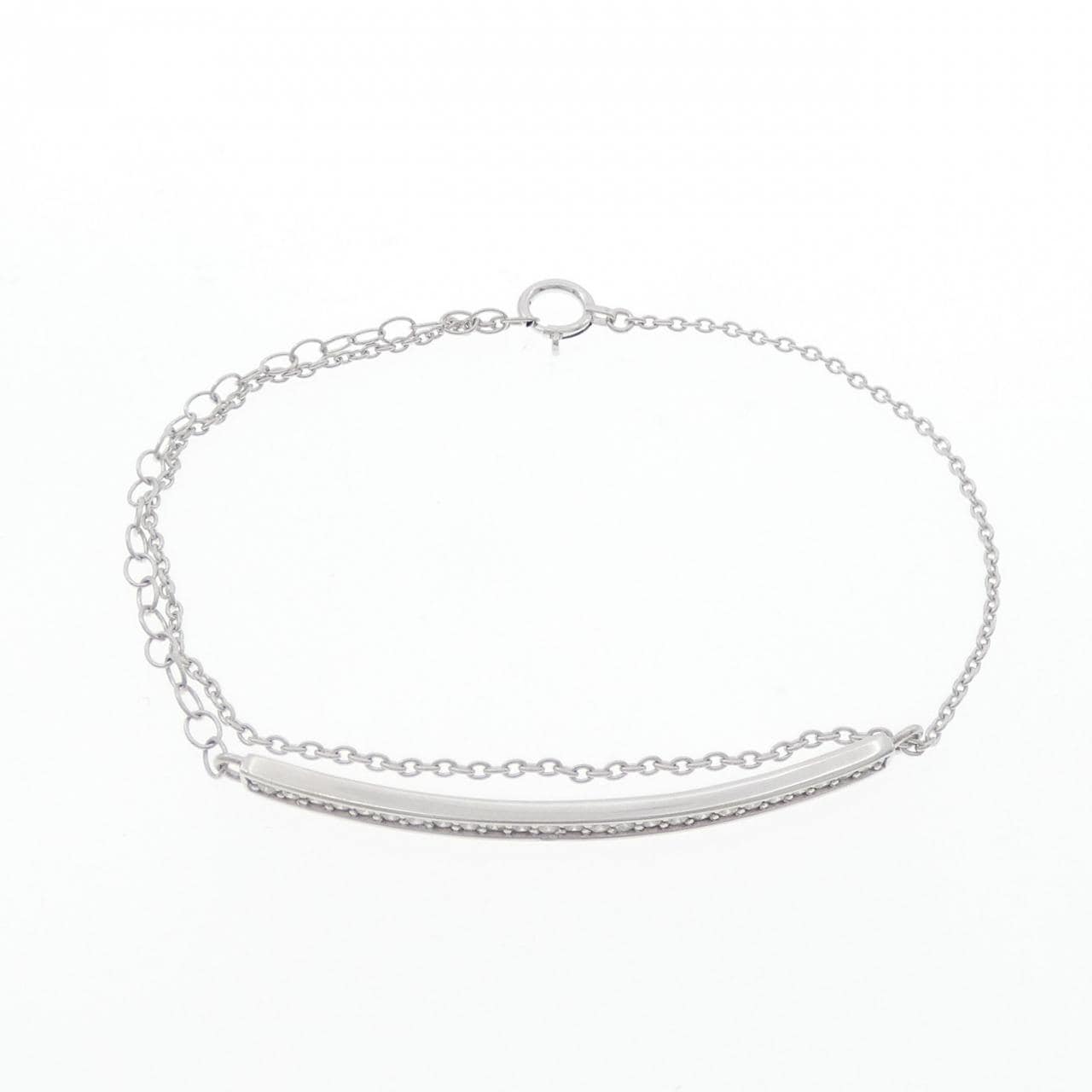 K18WG ダイヤモンド ブレスレット 0.30CT