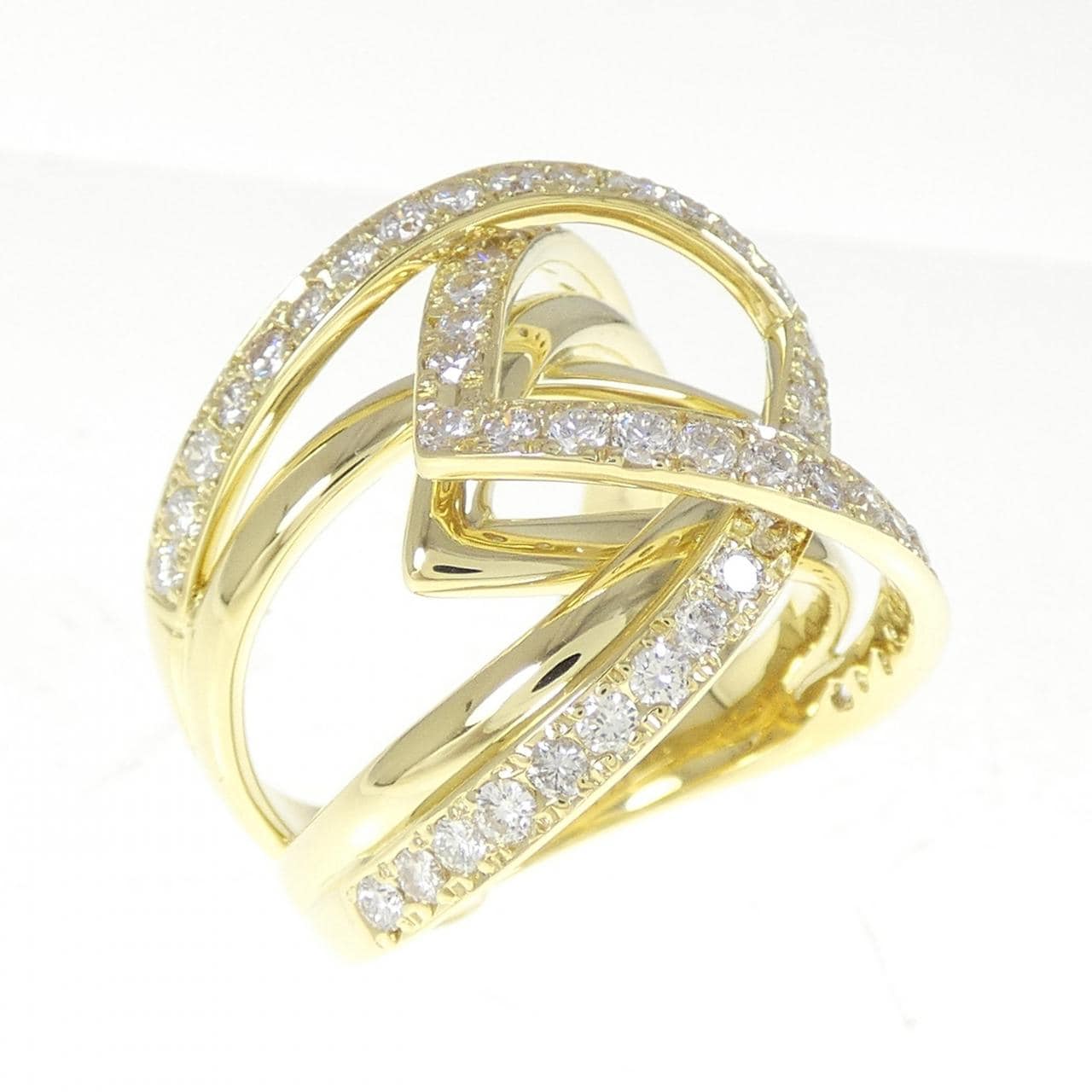 K18YG ダイヤモンド リング 1.50CT