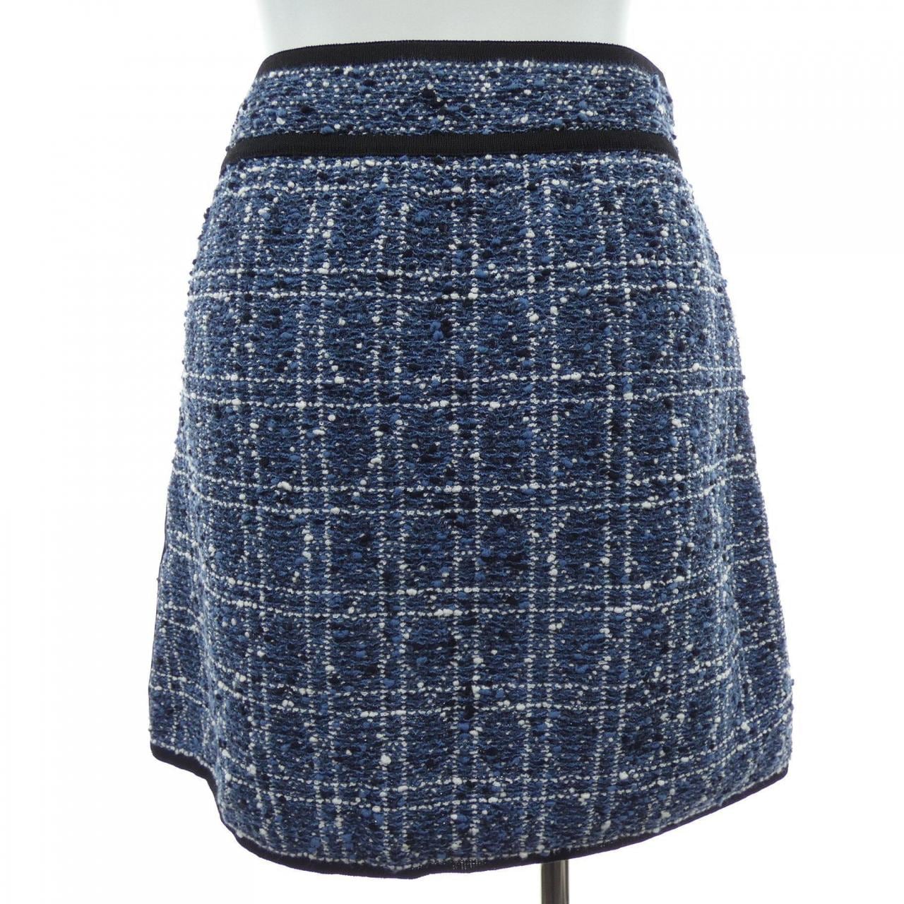 クリスチャンディオール CHRISTIAN DIOR カナージュコットンブレンドツイード 514J03A7521 スカート