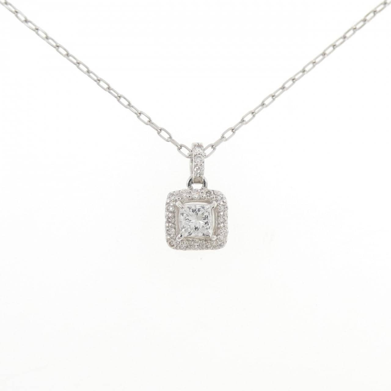 PT900/PT850 ダイヤモンド ネックレス 0.196CT
