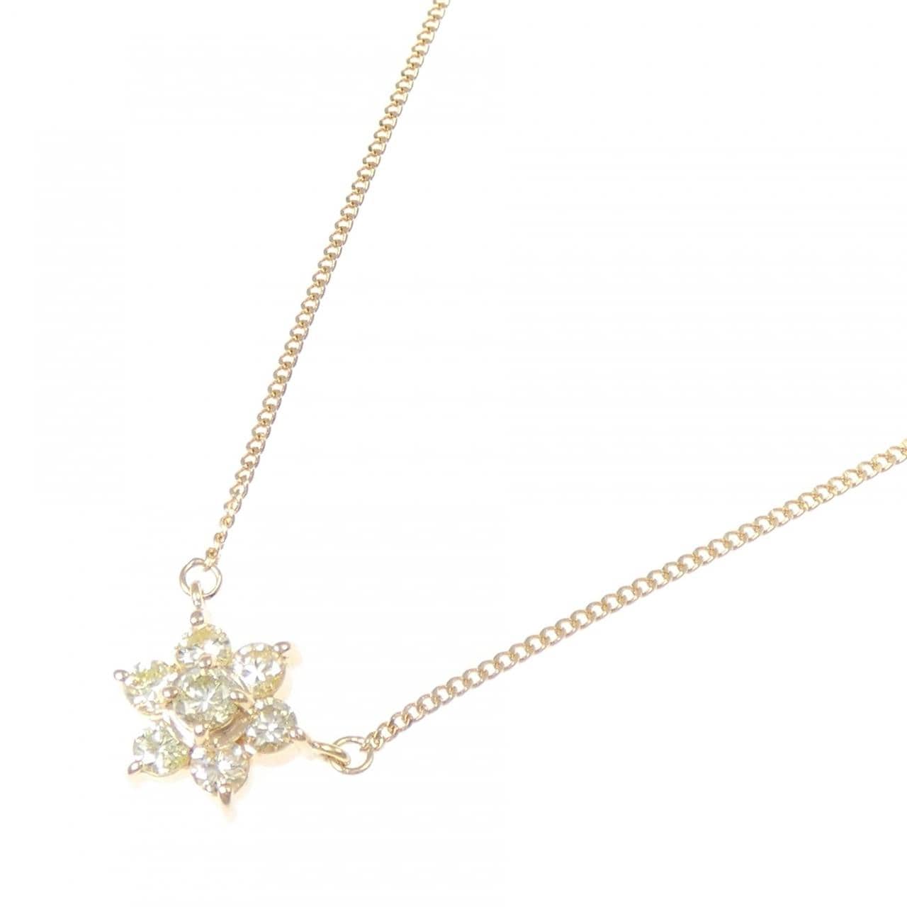 K18YG ダイヤモンド ネックレス 0.52CT