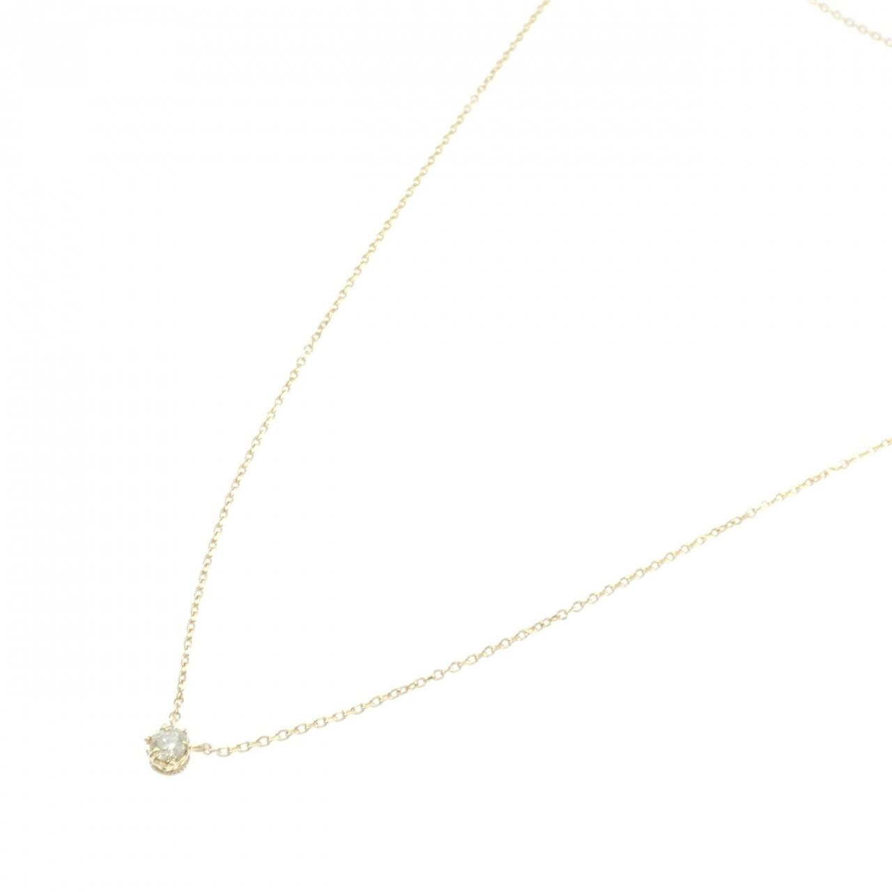 K18YG ダイヤモンド ネックレス 0.10CT