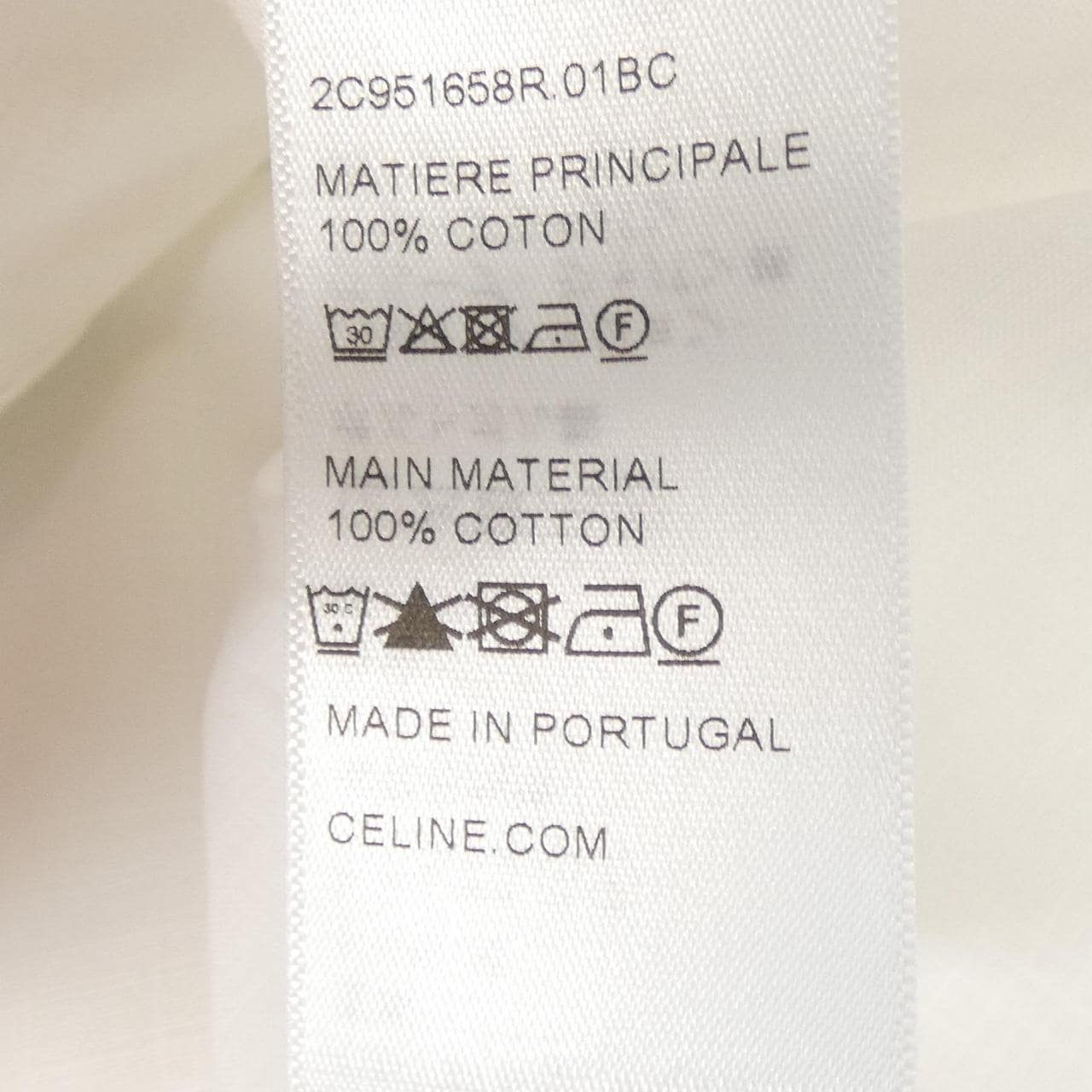 セリーヌ CELINE CHELSEA SHIRT トリオンフ TRIOMPHE 2C951658R S／Sシャツ