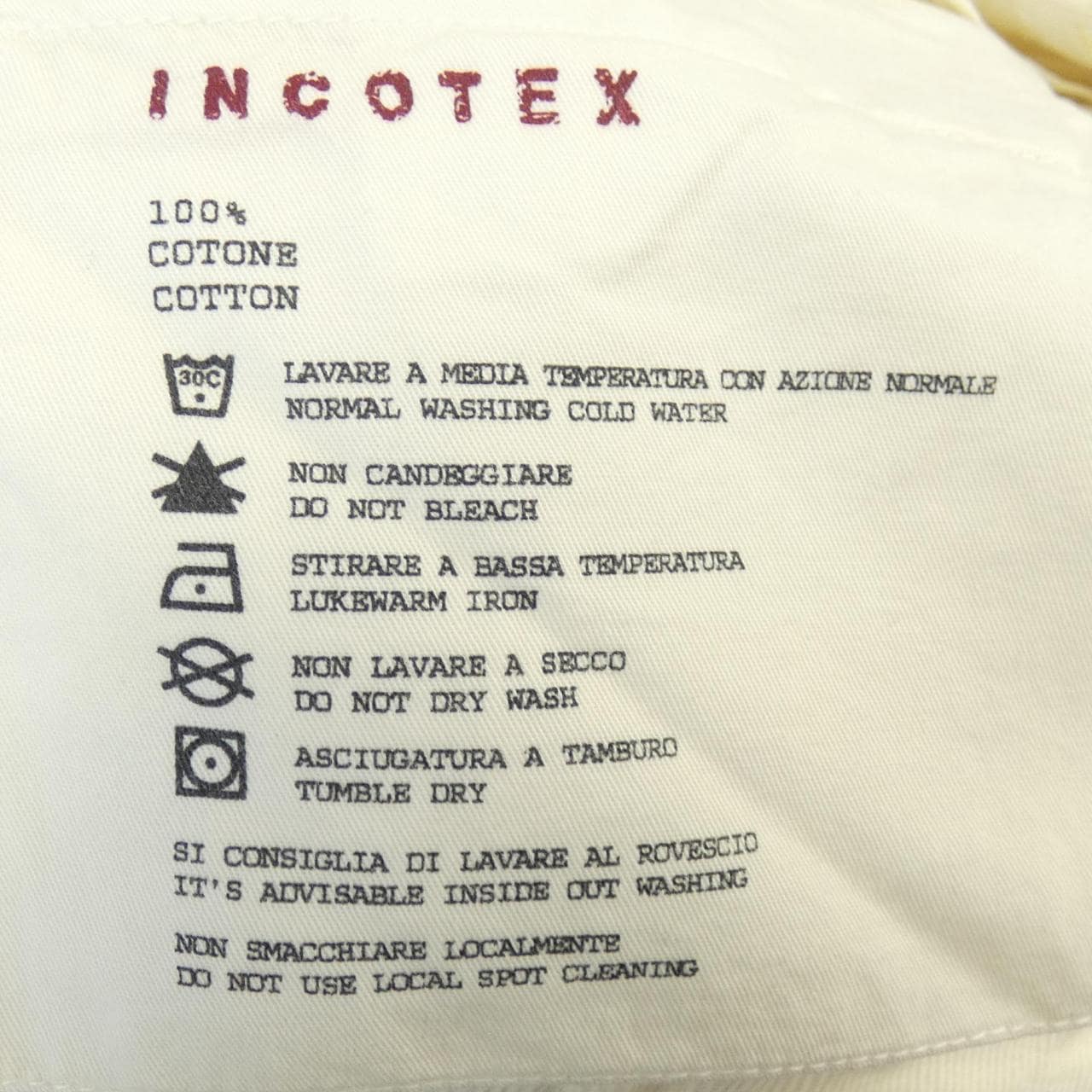 インコテックス INCOTEX パンツ