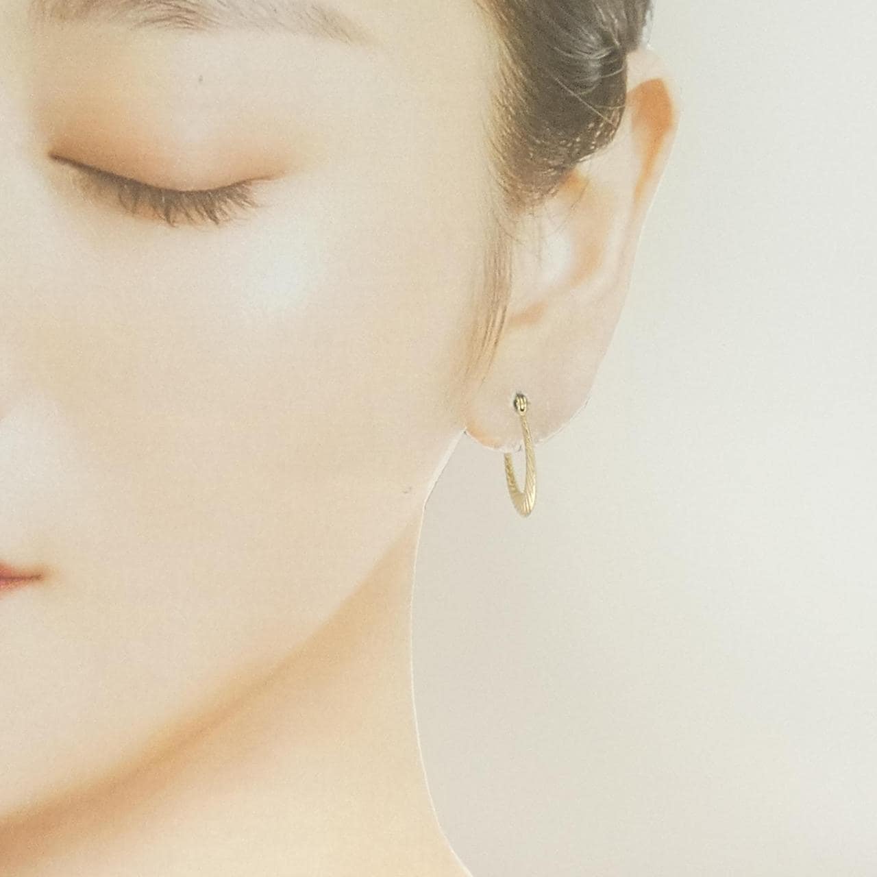 14KYG フープ ピアス