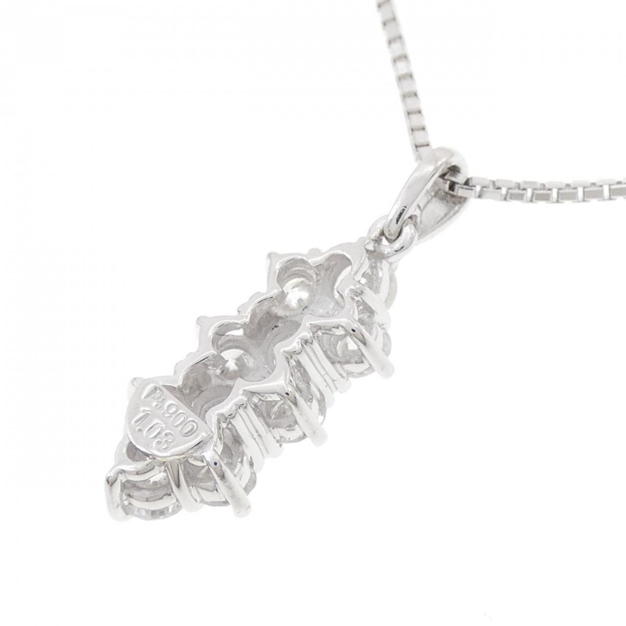 PT900/PT850 Diamond Necklace 1.03CT