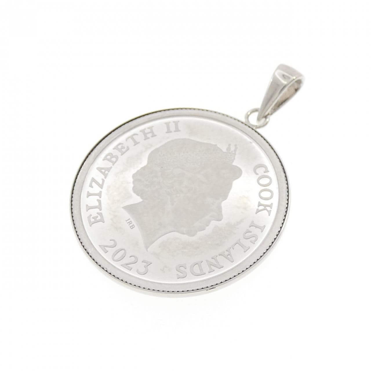 PT900(枠) コイン ペンダント