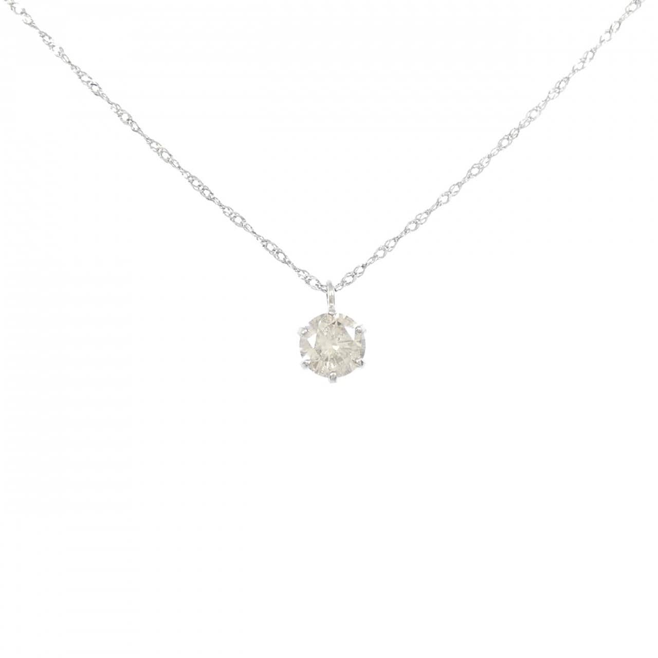 PT900/PT850单钻鑽石項鍊，0.4克拉