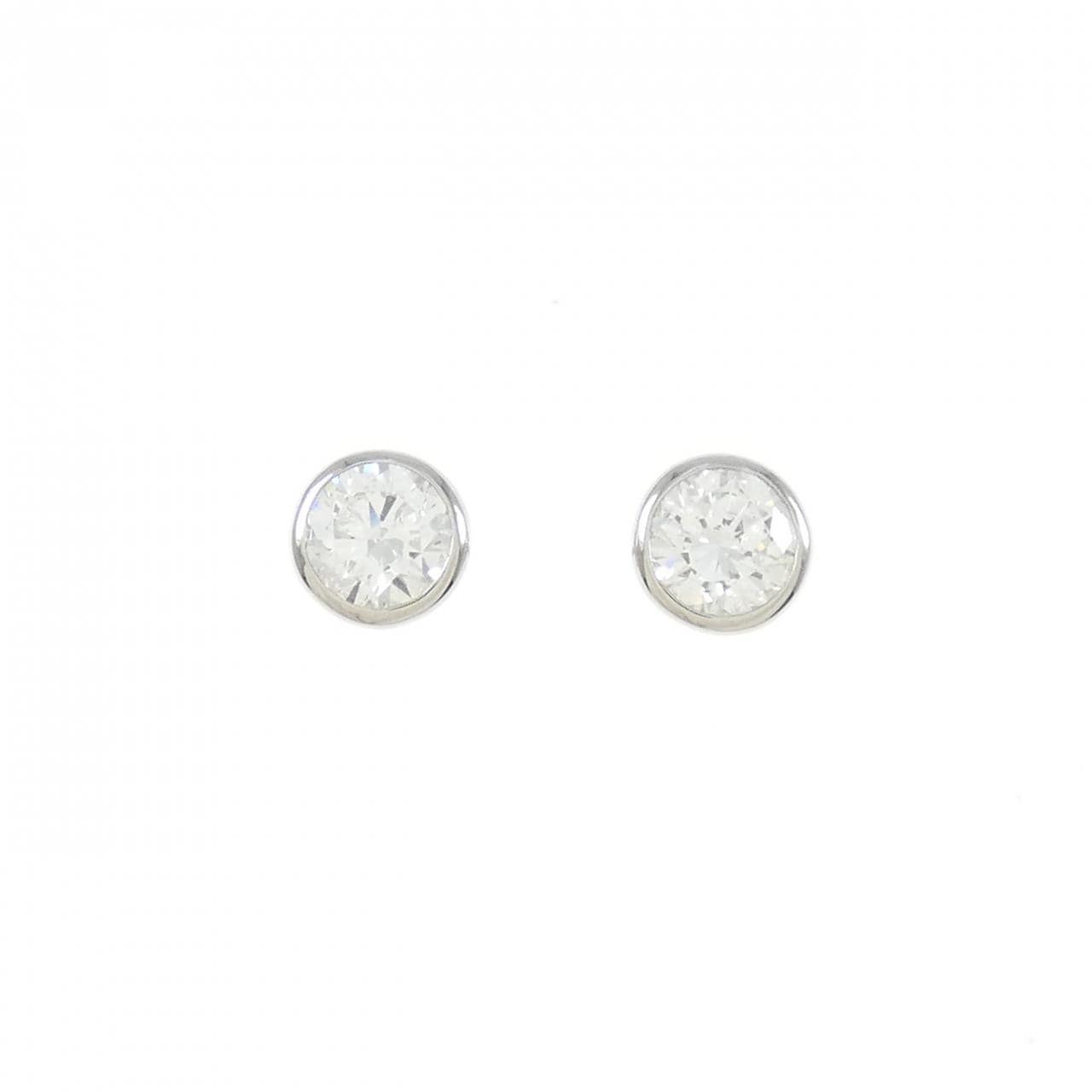 [Remake] PT/ST Diamond Earrings 0.303CT 0.306CT EF I1 VG-GOOD