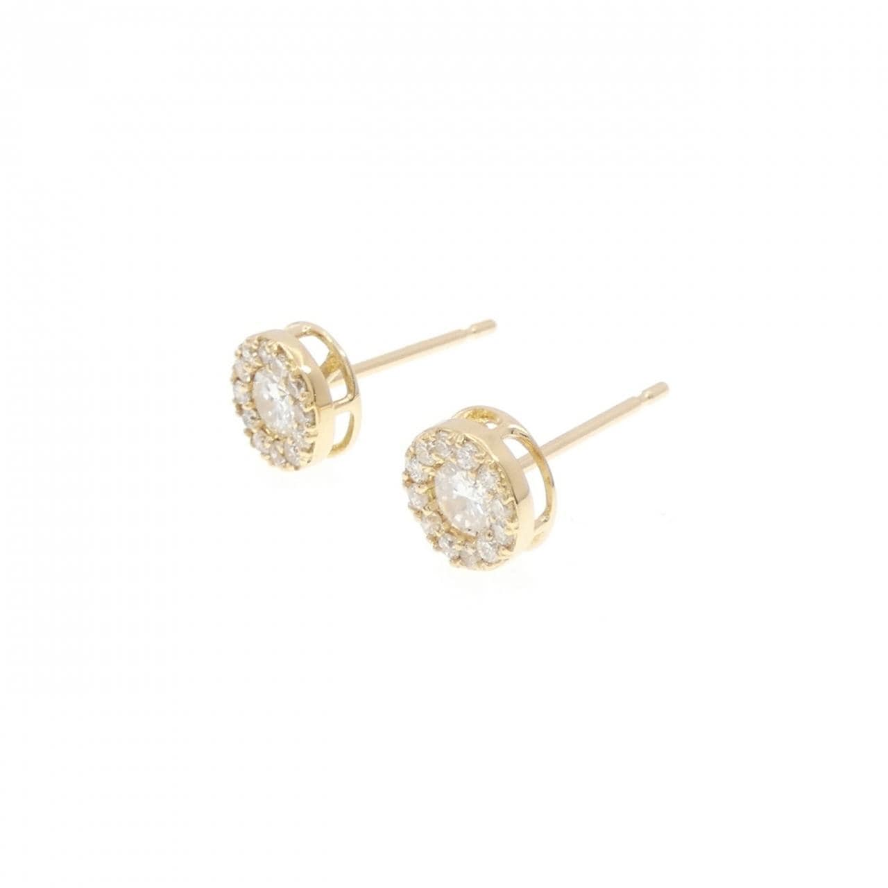 【リメイク】K18YG ダイヤモンド ピアス 0.30CT