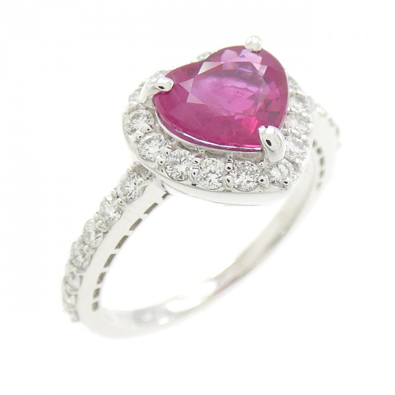 PONTE VECCHIO Heart Ruby Ring 1.32CT