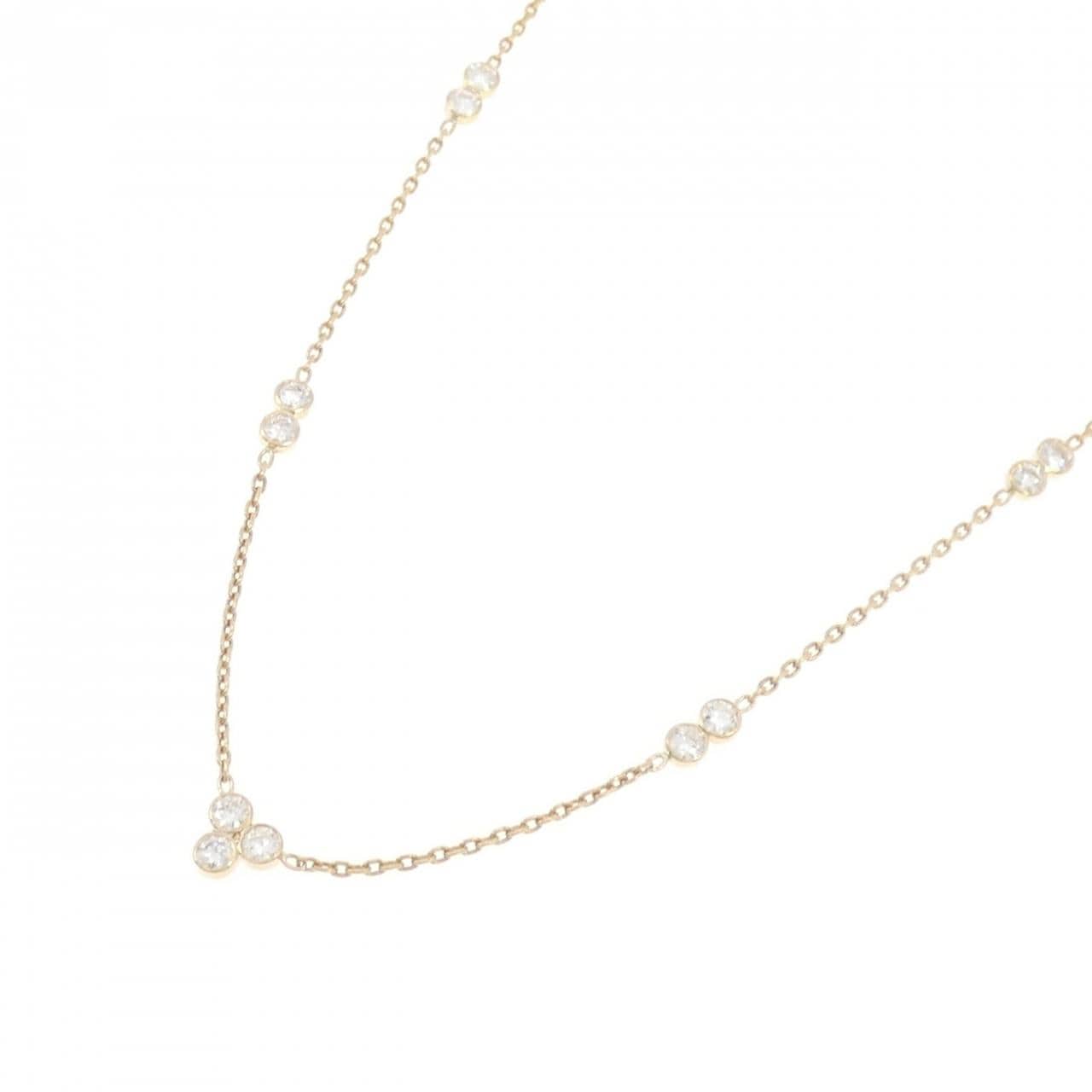 K18YG ダイヤモンド ネックレス 1.18CT