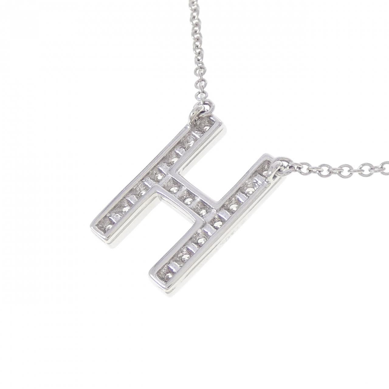 ティファニー レター ペンダント ミニ ネックレス