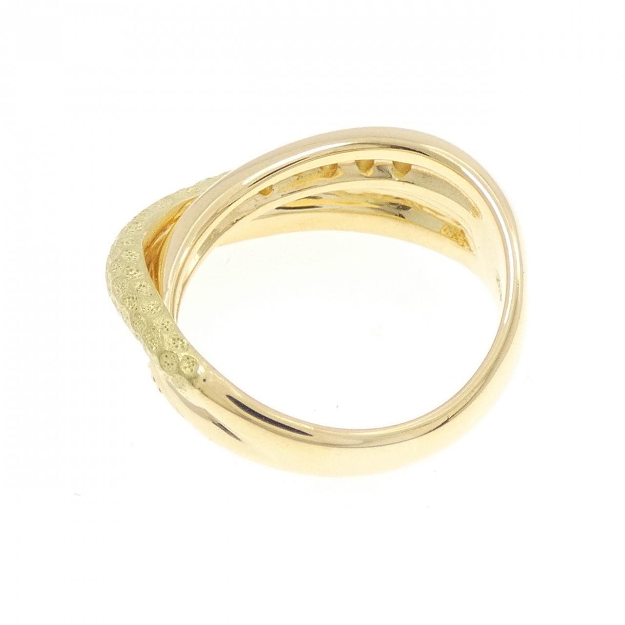 K18YG ダイヤモンド リング 0.08CT