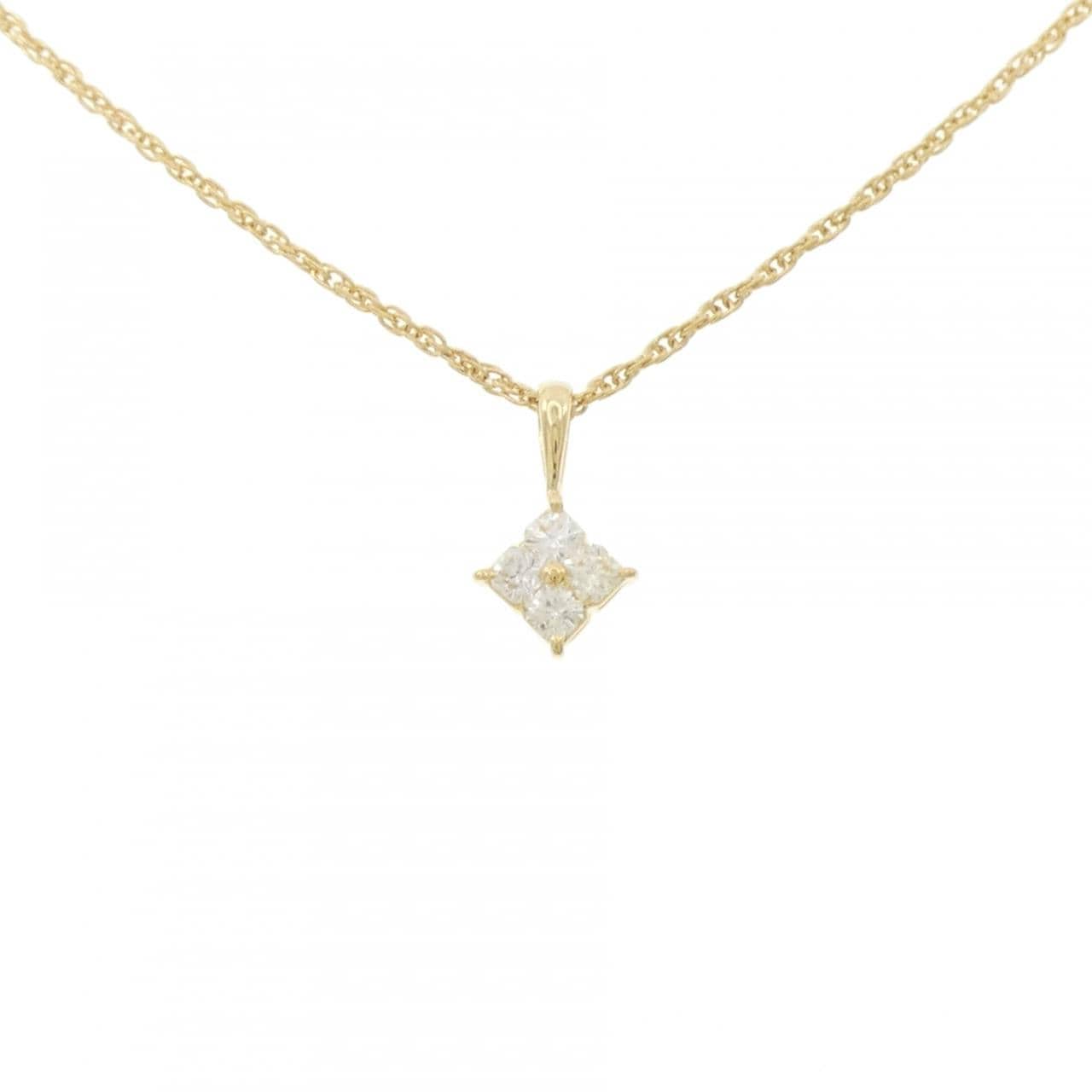 K18YG ダイヤモンド ネックレス 0.40CT