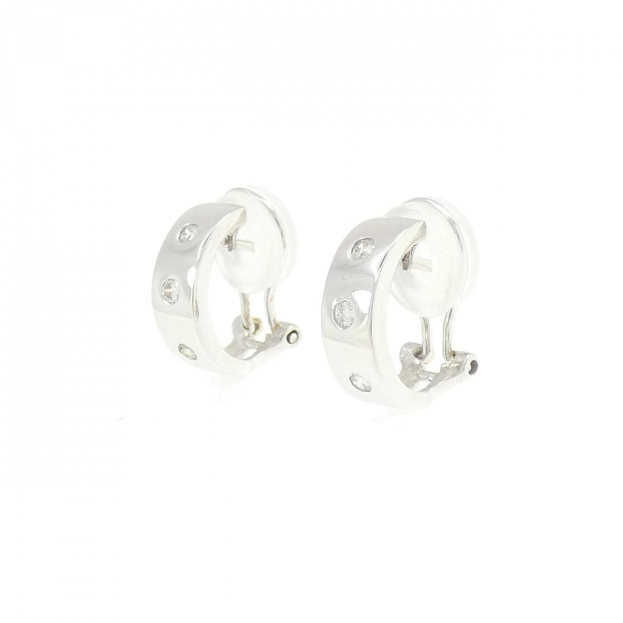 K18WG ダイヤモンド ピアス/イヤリング 0.20CT