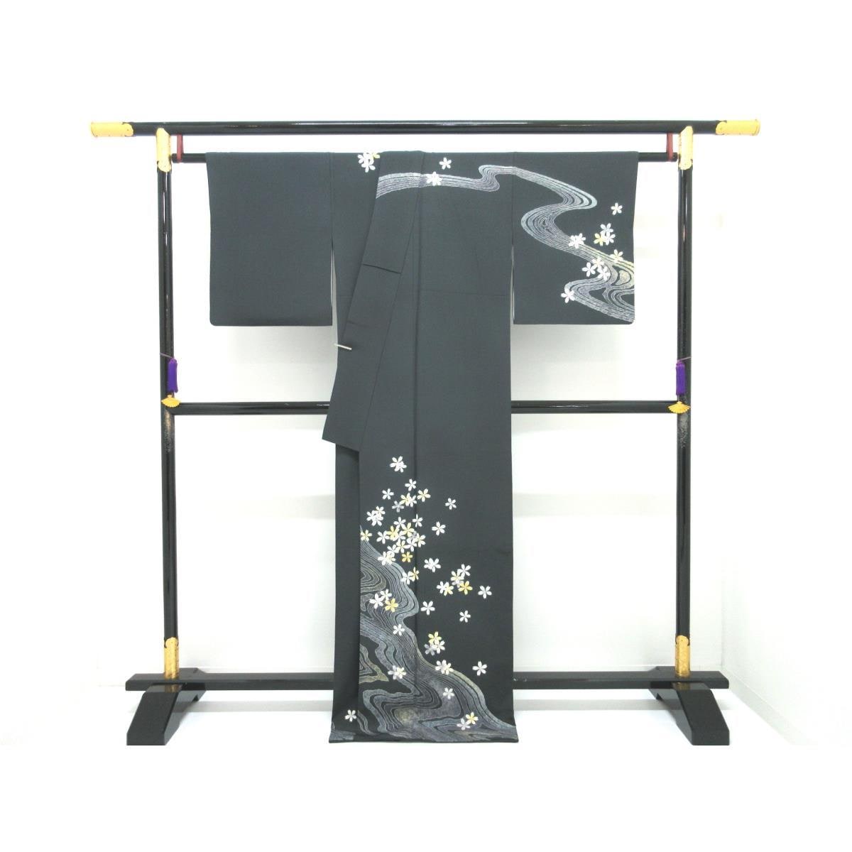 訪問着　鬼島武司　身幅Ｌ寸【本加賀友禅】