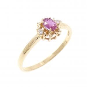 K18YG ルビー リング