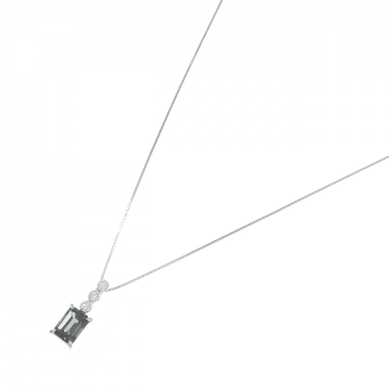 クレサンベール 合成アレキサンドライト ネックレス 1.08CT