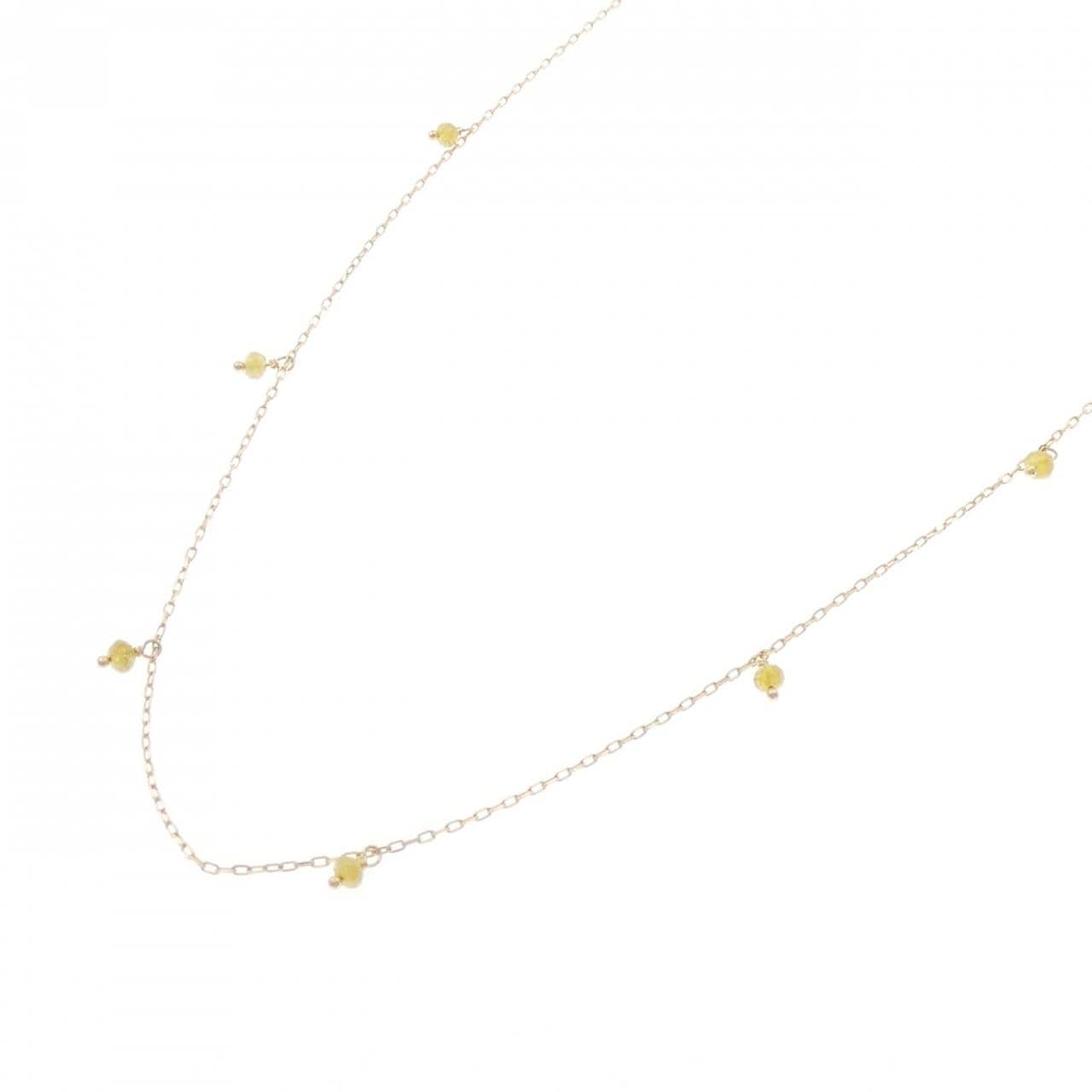 K18YG ダイヤモンド ネックレス