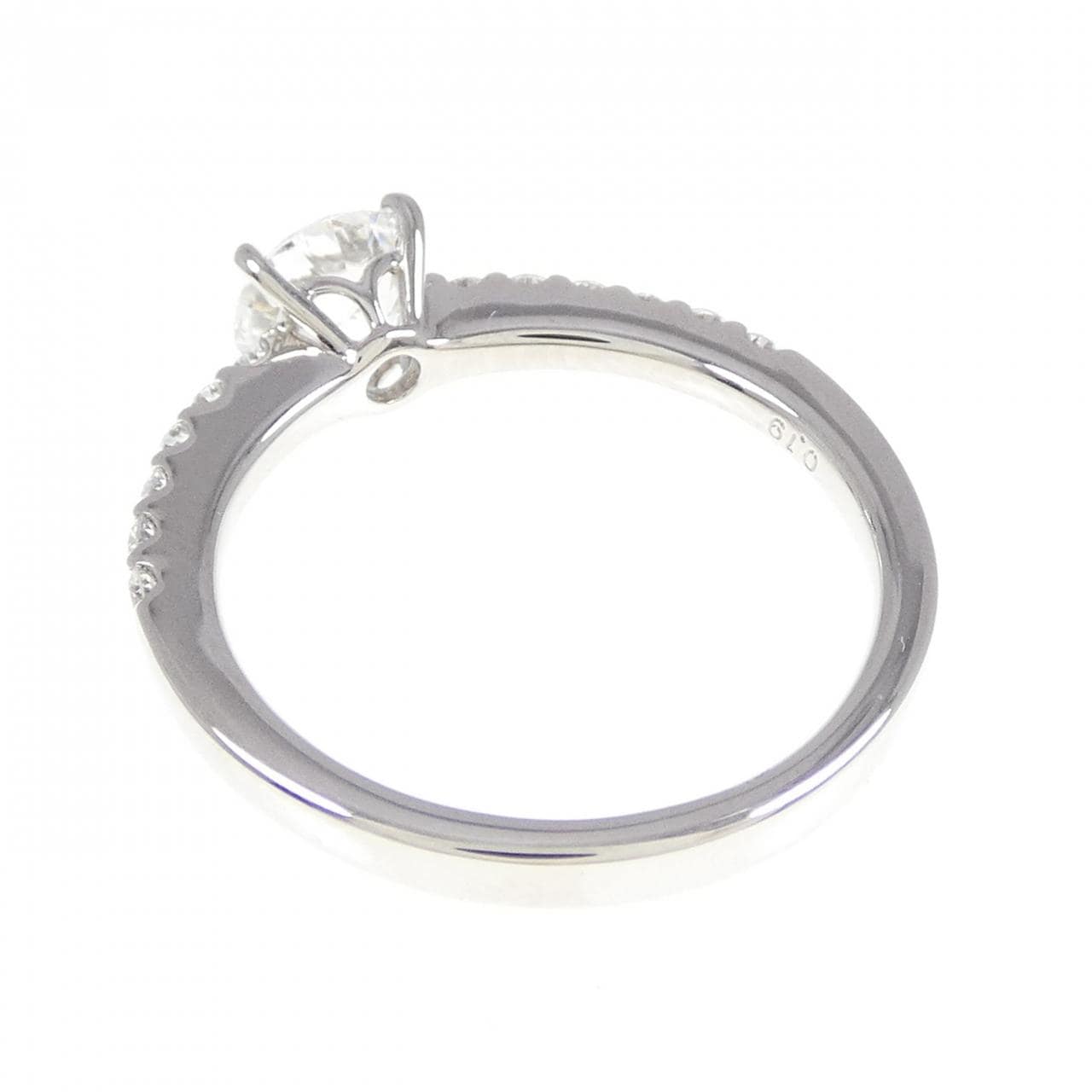 【リメイク】PT900 ダイヤモンド リング 0.824CT E SI2 EXT