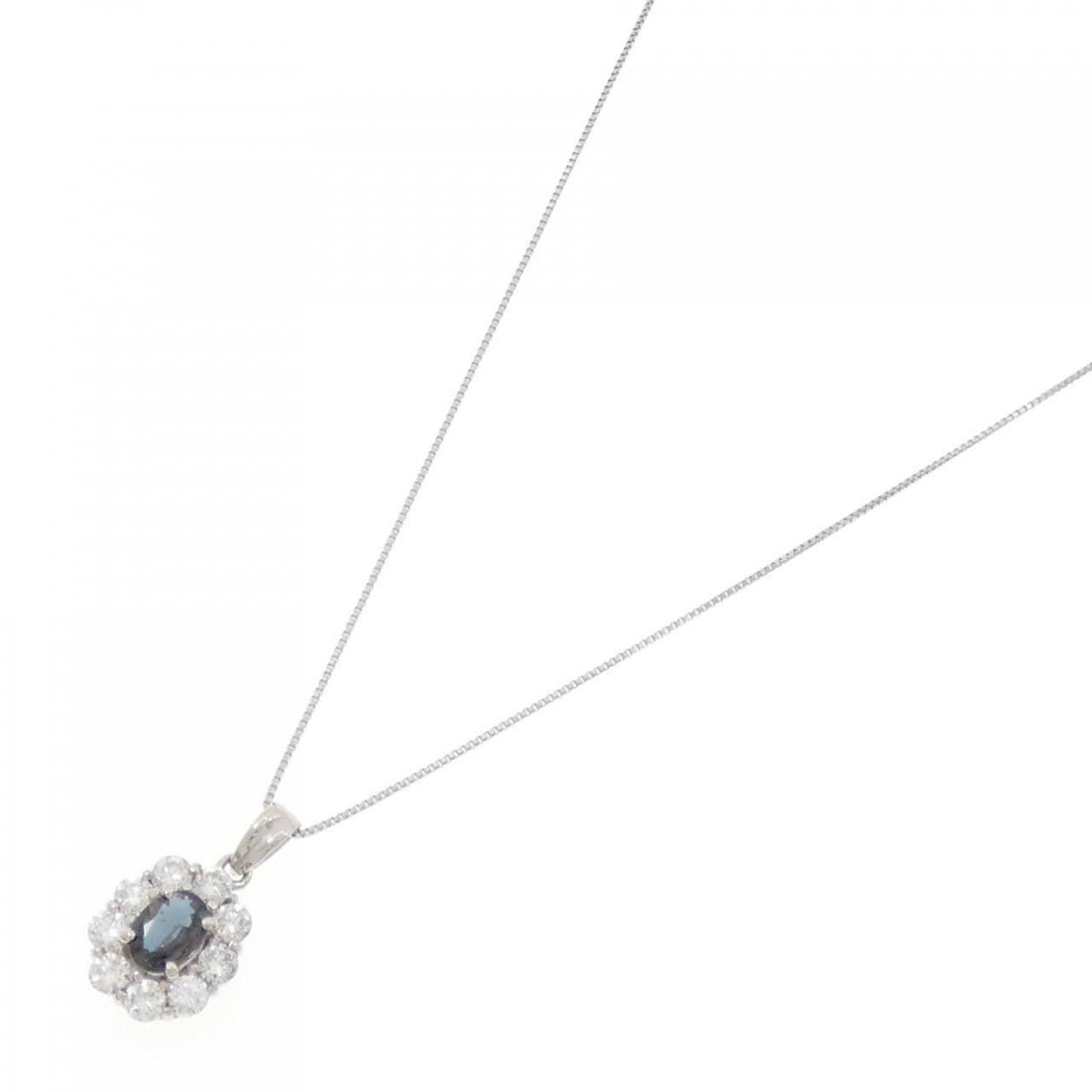 PT900/PT850 アレキサンドライト ネックレス 0.36CT