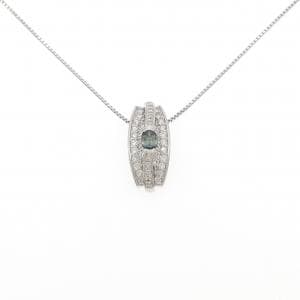 PT900/PT850 アレキサンドライト ネックレス 0.455CT