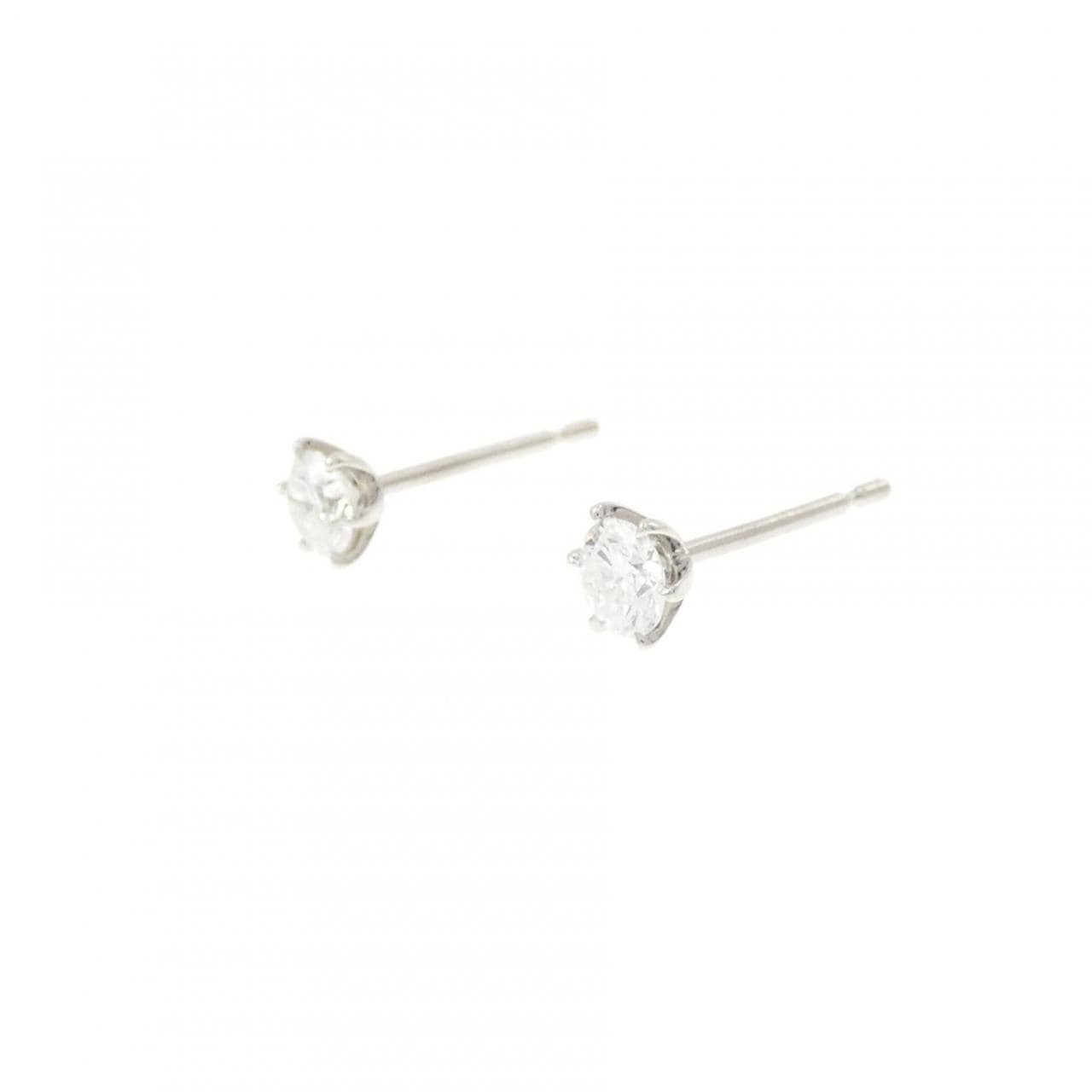 【リメイク】PT900/ST ダイヤモンド ピアス 0.206CT 0.210CT F VS1-2 VG-G