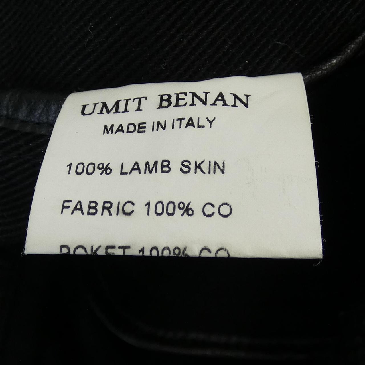 UMIT BENAN Leather jacket