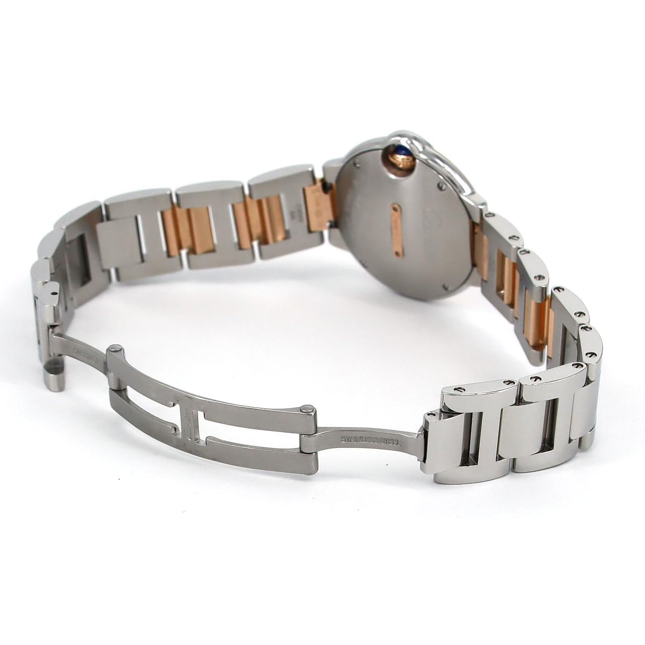 Cartier Ballon 藍色 SM PG Combi・11P W3BB0 005 SSxPG石英