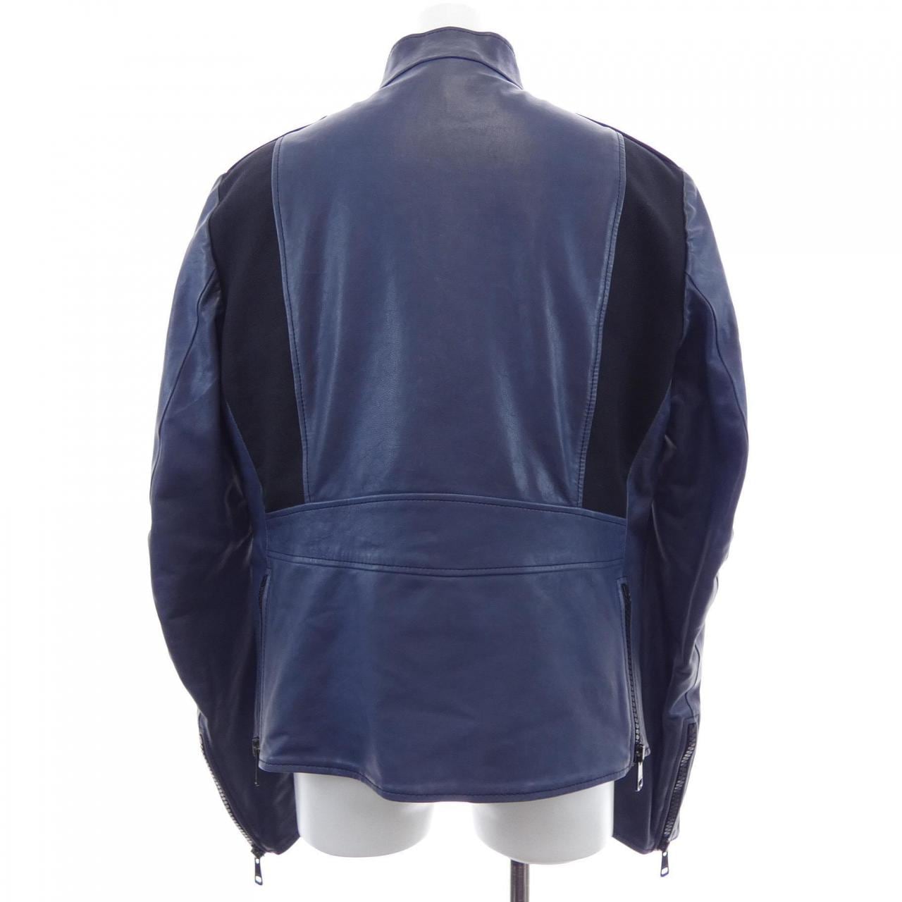 グッチ GUCCI 211658 XM725 レザーライダースジャケット