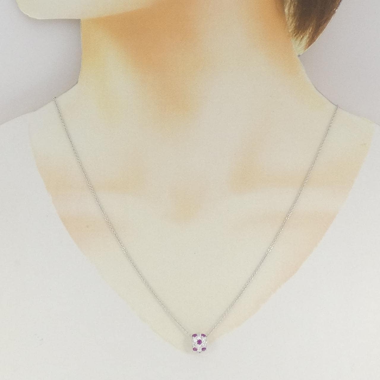 ミキモト ルビー ネックレス 0.37CT