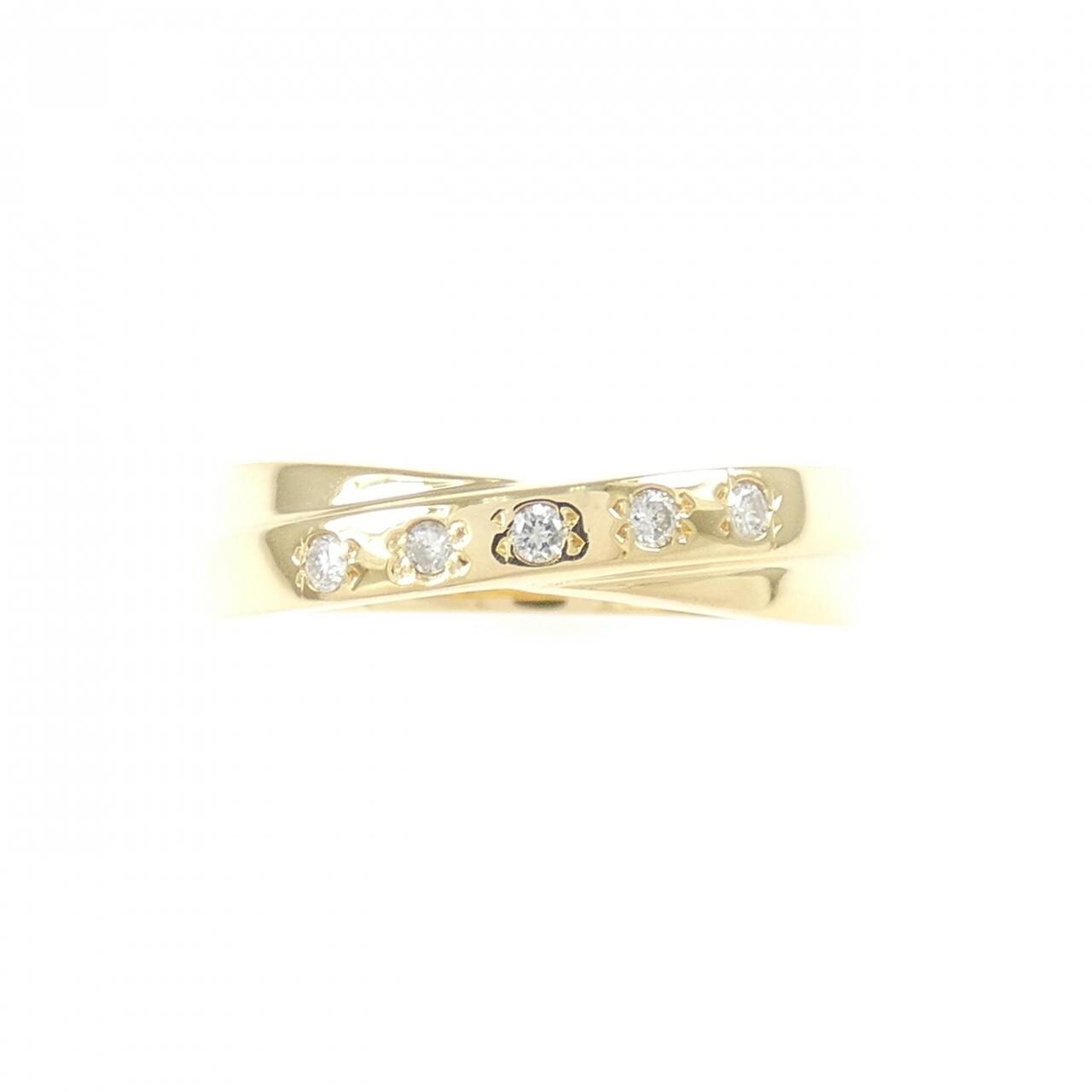 K18YG ダイヤモンド リング 0.07CT