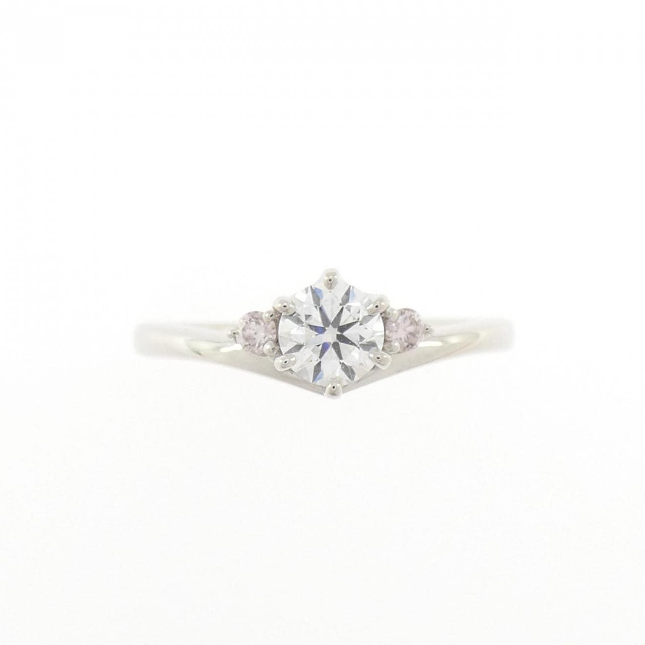 PT950 ダイヤモンド リング 0.32CT D VVS1 3EXT