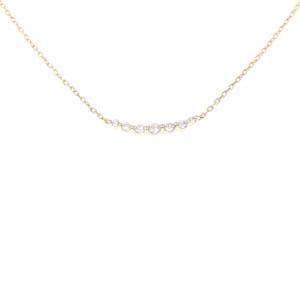 アガット ダイヤモンド ネックレス 0.1CT