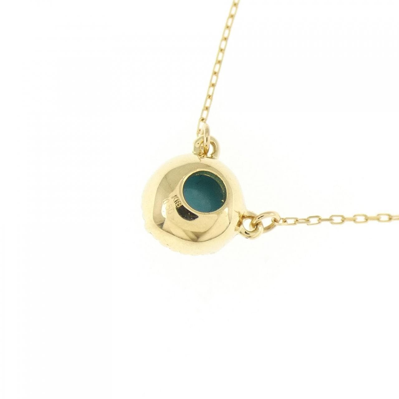 K18YG Turquoise Necklace 0.50CT