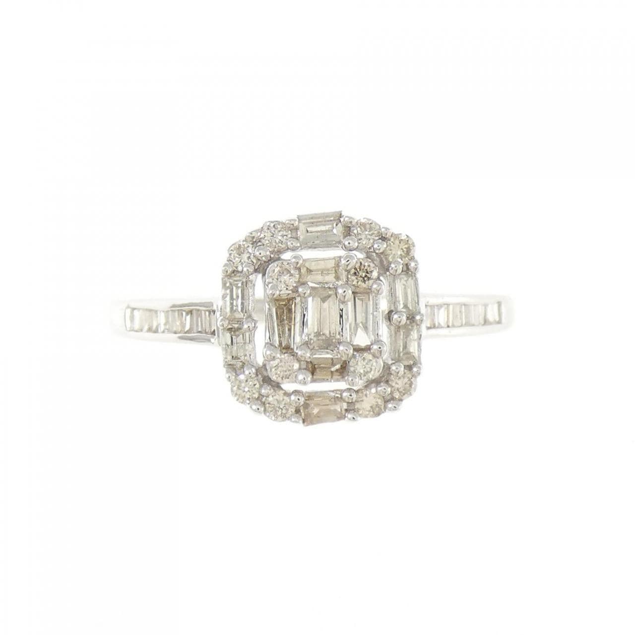 K18WG ダイヤモンド リング 0.30CT