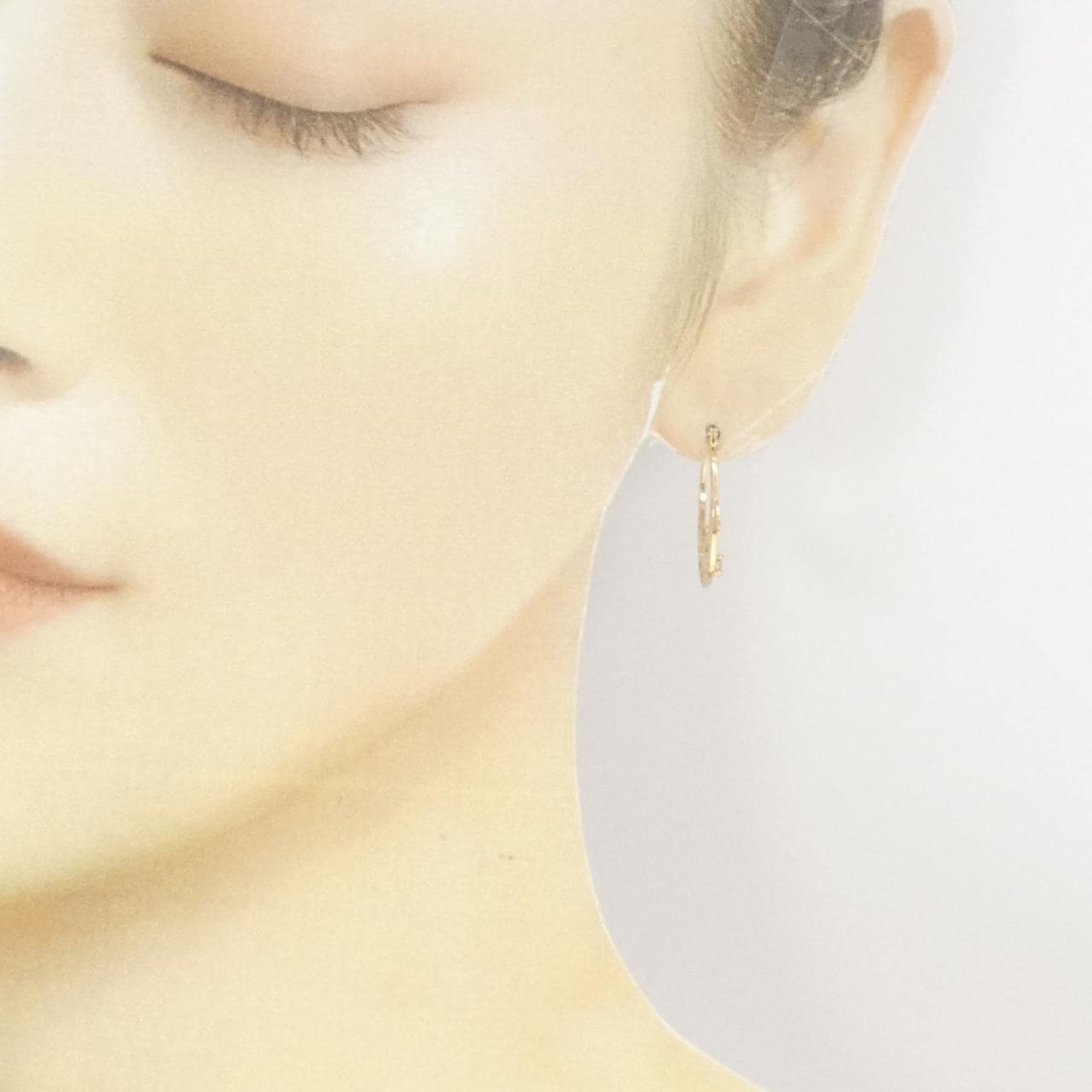 K18YG ダイヤモンド ピアス 0.20CT