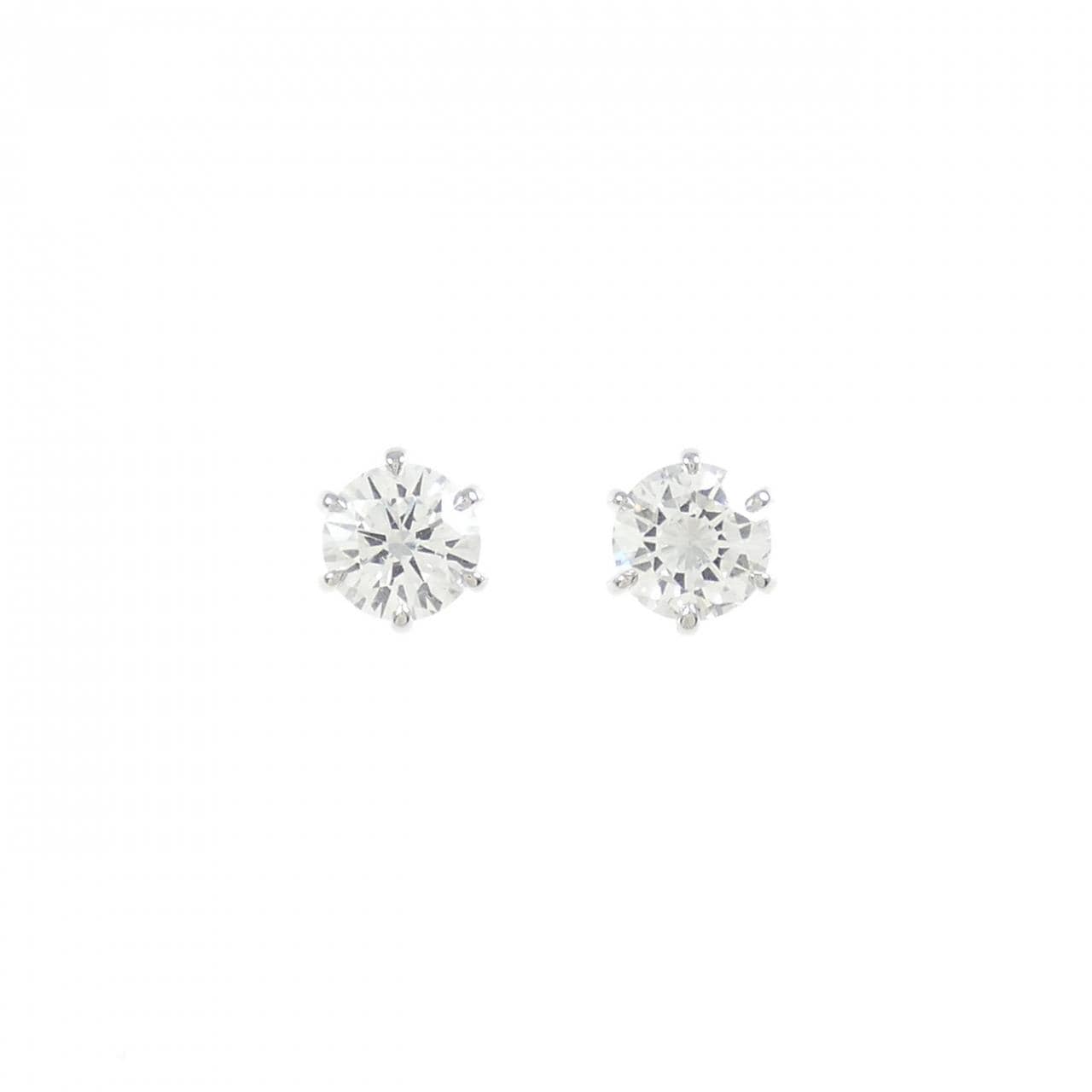 [Remake] PT/ST Diamond Earrings 0.311CT 0.321CT F SI1 VG
