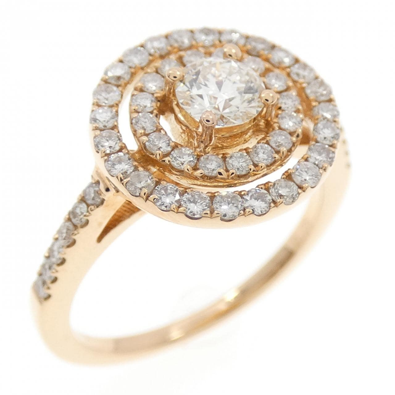 K18PG ダイヤモンド リング 0.50CT