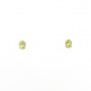 【新品】PT900 スフェーン ピアス 0.39CT