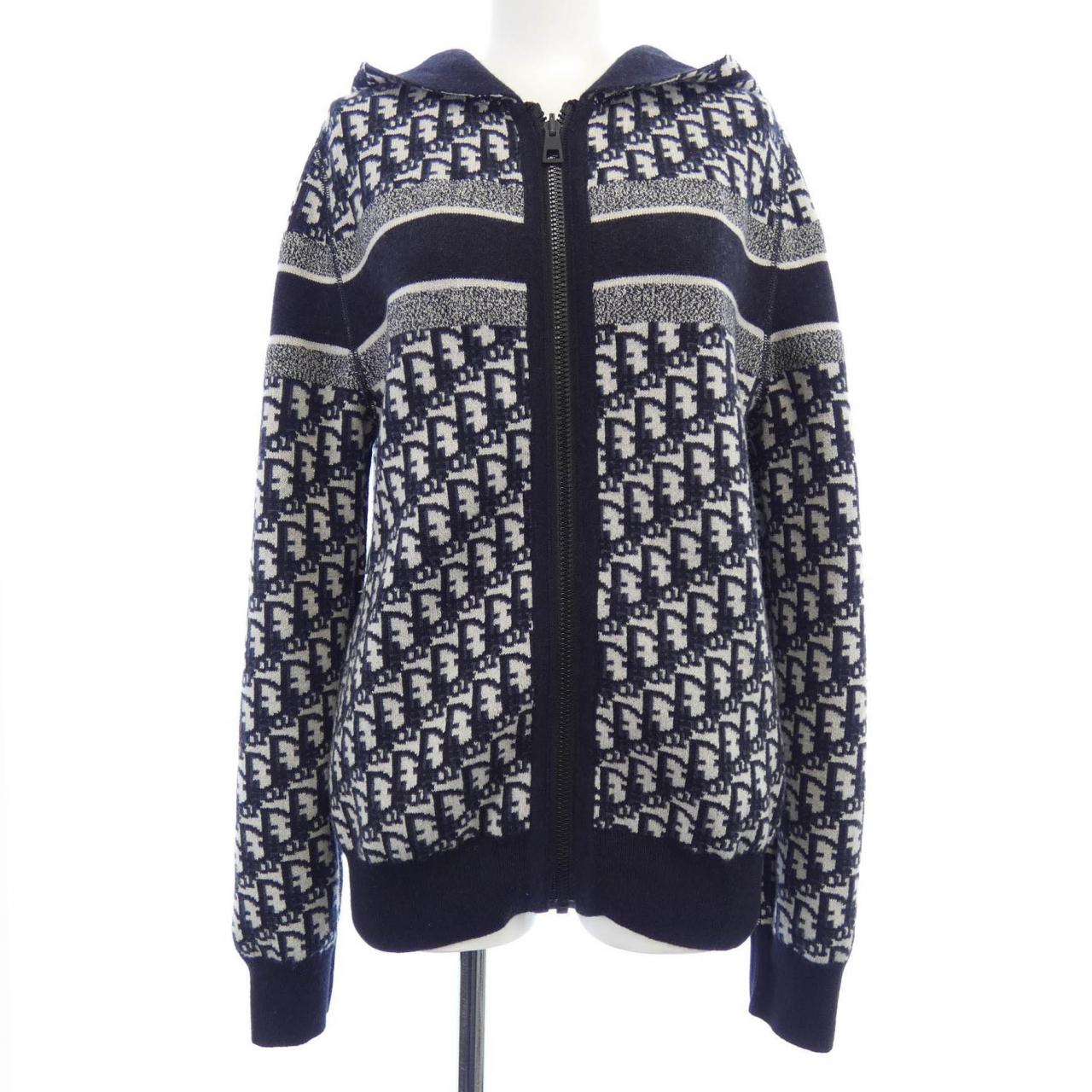 クリスチャンディオール CHRISTIAN DIOR ディオール オブリーク テクニカル カシミヤ 054G12AM055 パーカー