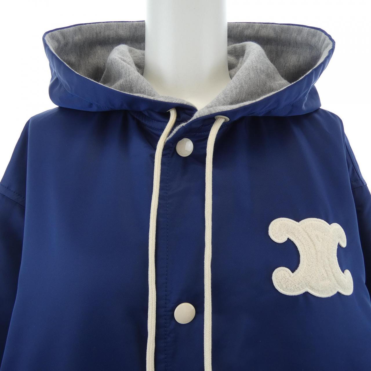 セリーヌ CELINE CELINE PARIS フード付きテディジャケット 2W17B227R エディ期 ブルゾン