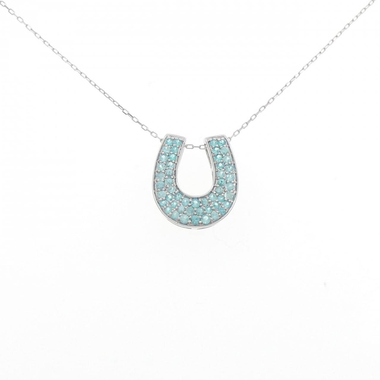 K18WG トルマリン ネックレス 0.45CT