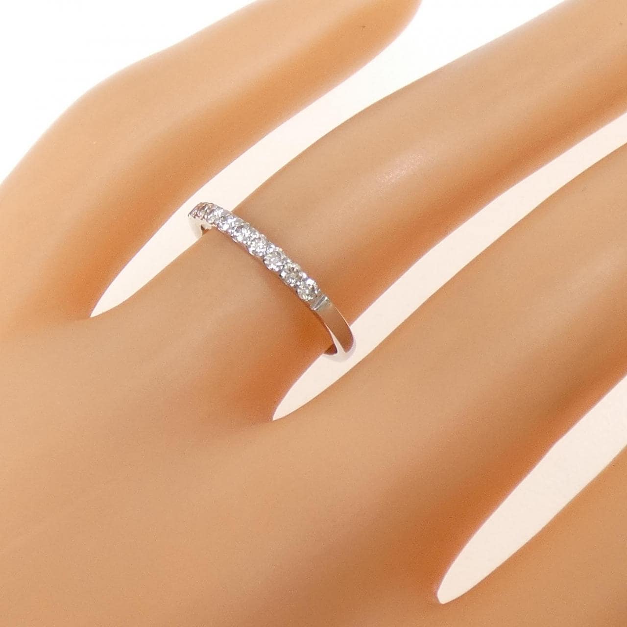 PT950 ダイヤモンド リング 0.18CT