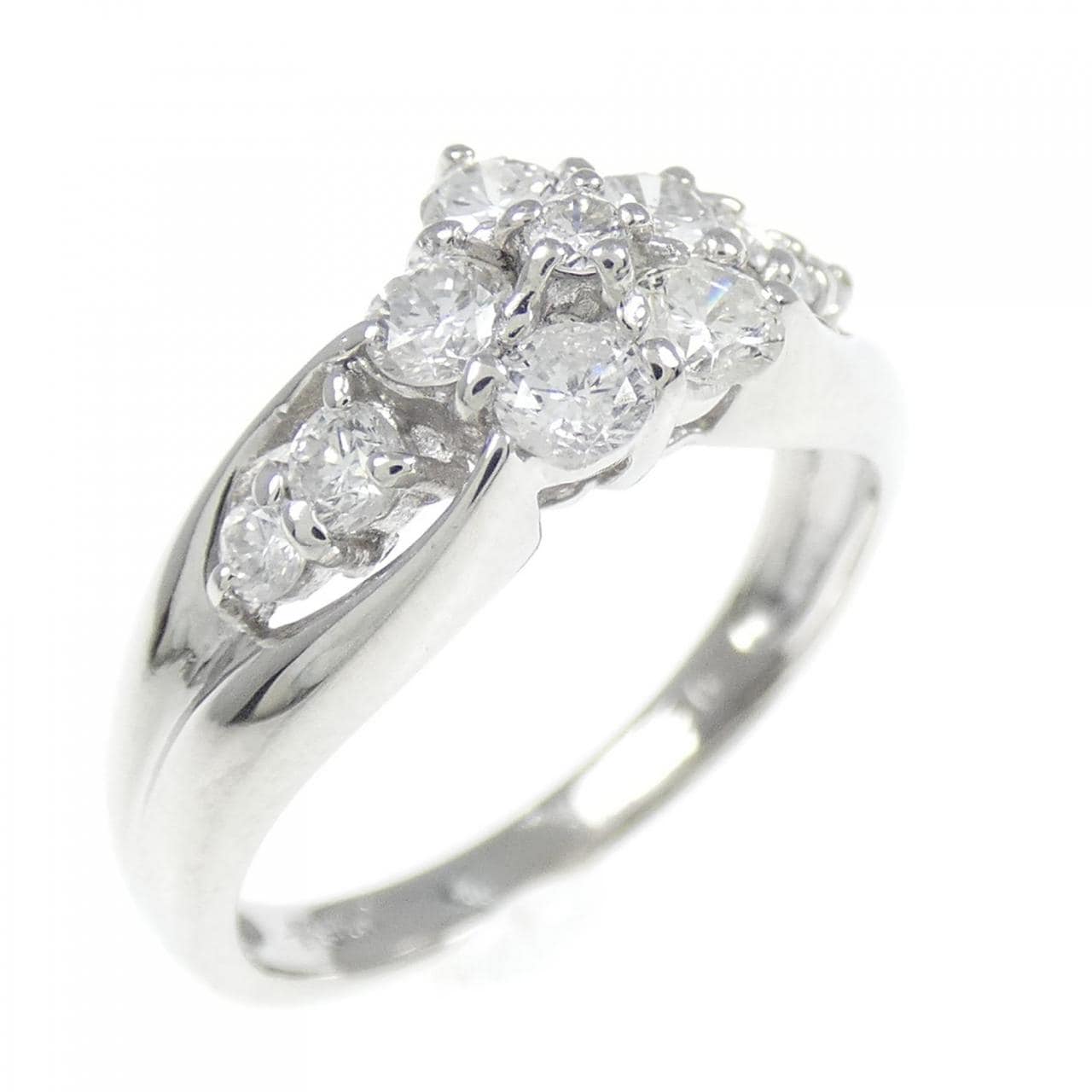 PT フラワー ダイヤモンド リング 0.50CT