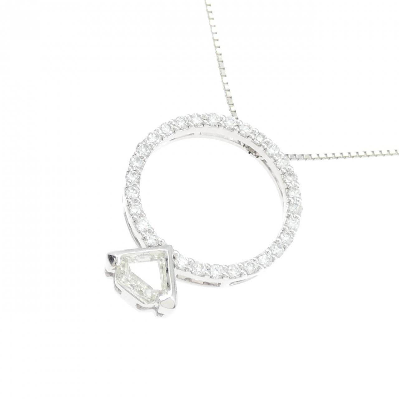 PT900/PT850 ダイヤモンド ネックレス 0.45CT
