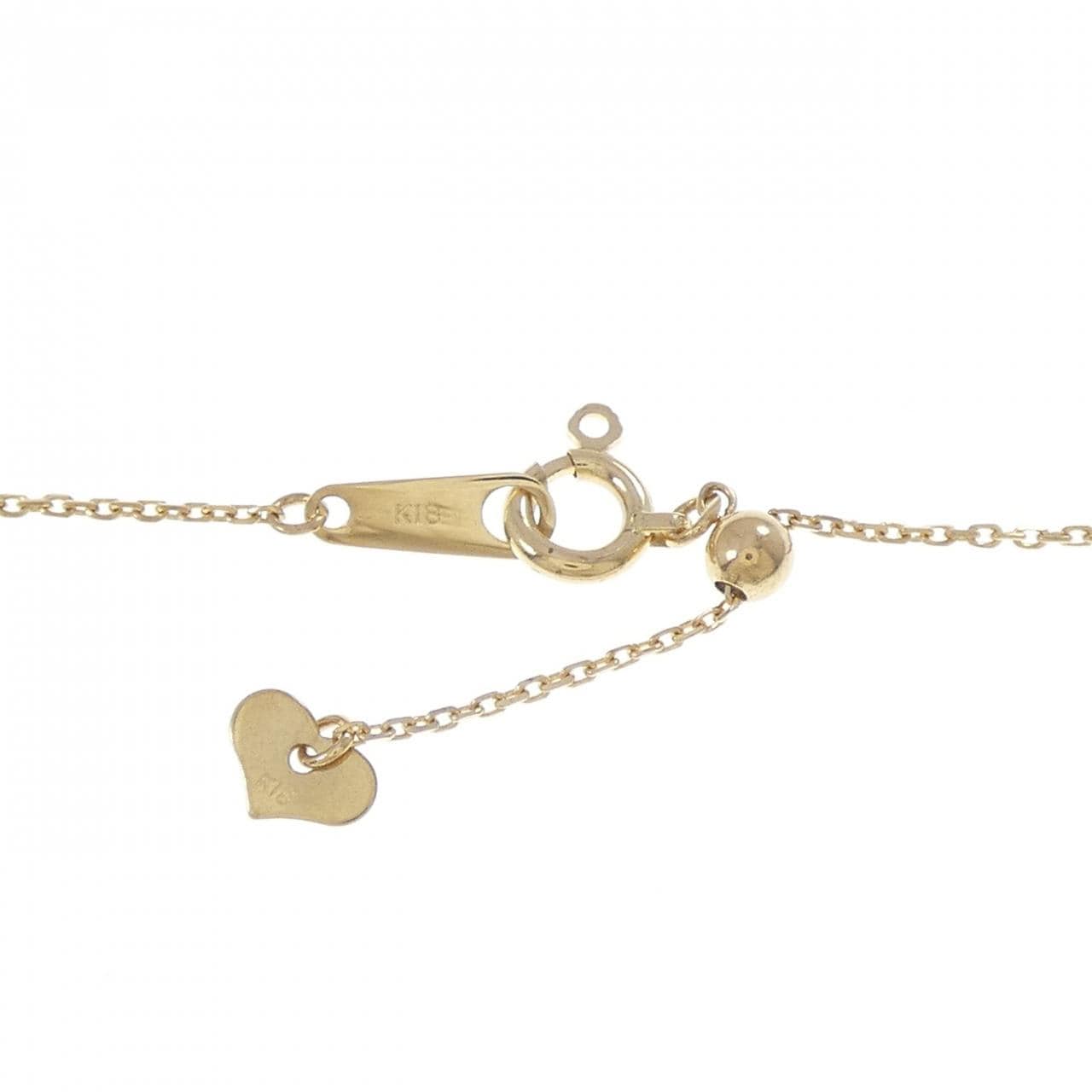 K18YG ダイヤモンド ネックレス 0.217CT